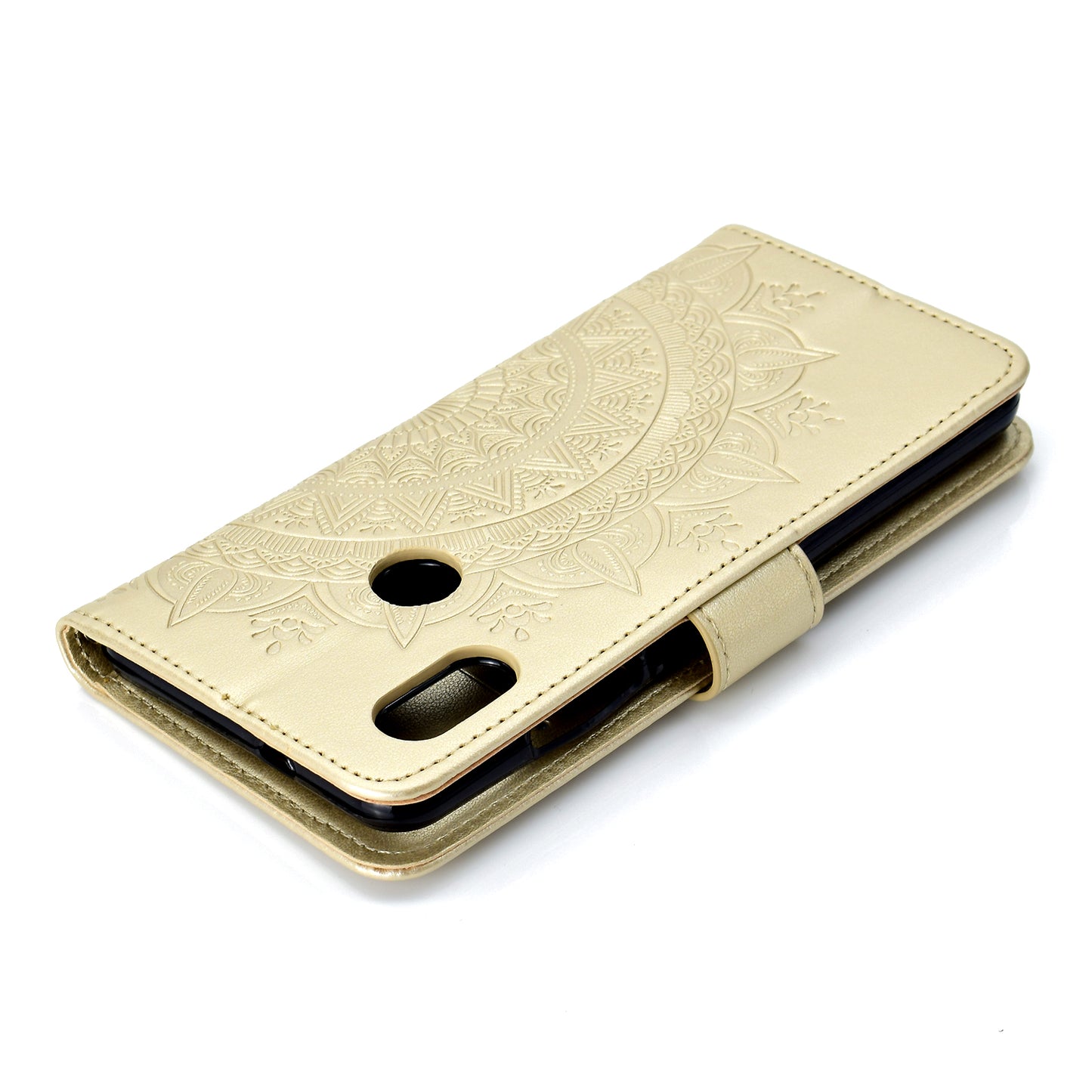 Imprinted Mandala Pattern PU Leather Protection Mobile Phone Case for Xiaomi Redmi Note 5 Pro (Dual Camera) / Redmi Note 5 (China)