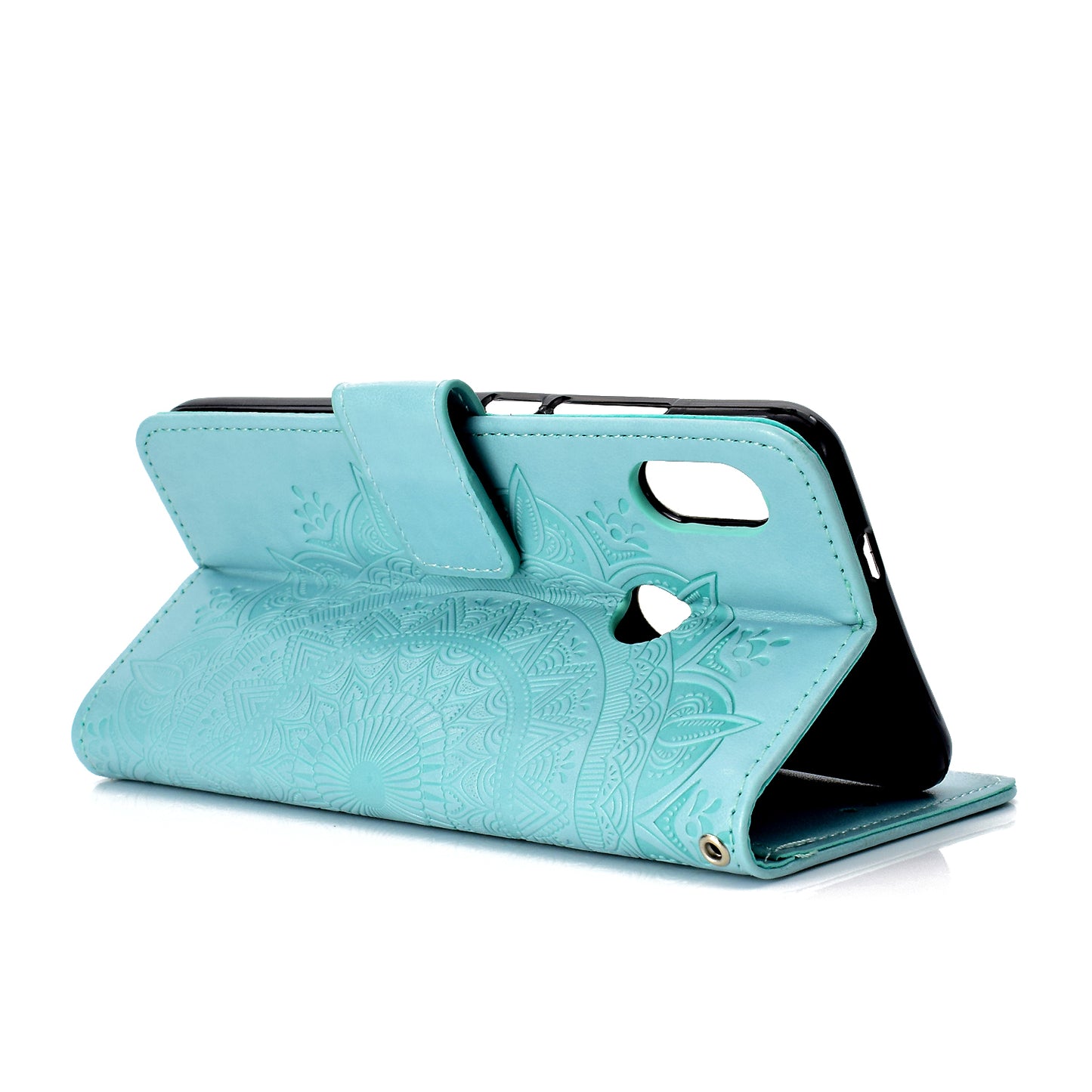 Imprinted Mandala Pattern PU Leather Protection Mobile Phone Case for Xiaomi Redmi Note 5 Pro (Dual Camera) / Redmi Note 5 (China)