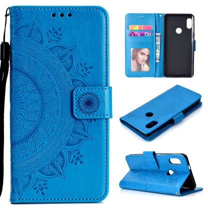 Imprinted Mandala Pattern PU Leather Protection Mobile Phone Case for Xiaomi Redmi Note 5 Pro (Dual Camera) / Redmi Note 5 (China)
