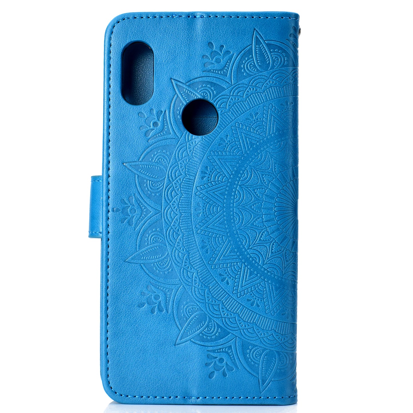Imprinted Mandala Pattern PU Leather Protection Mobile Phone Case for Xiaomi Redmi Note 5 Pro (Dual Camera) / Redmi Note 5 (China)