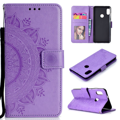 Imprinted Mandala Pattern PU Leather Protection Mobile Phone Case for Xiaomi Redmi Note 5 Pro (Dual Camera) / Redmi Note 5 (China)