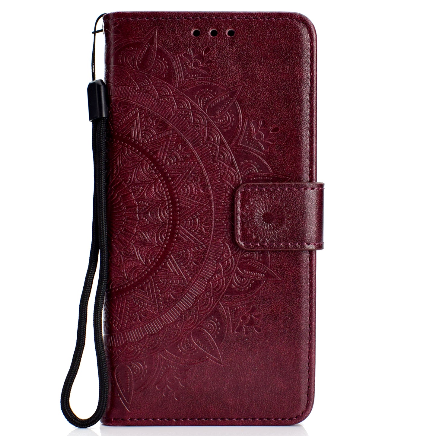 Imprinted Mandala Pattern PU Leather Protection Mobile Phone Case for Xiaomi Redmi Note 5 Pro (Dual Camera) / Redmi Note 5 (China)