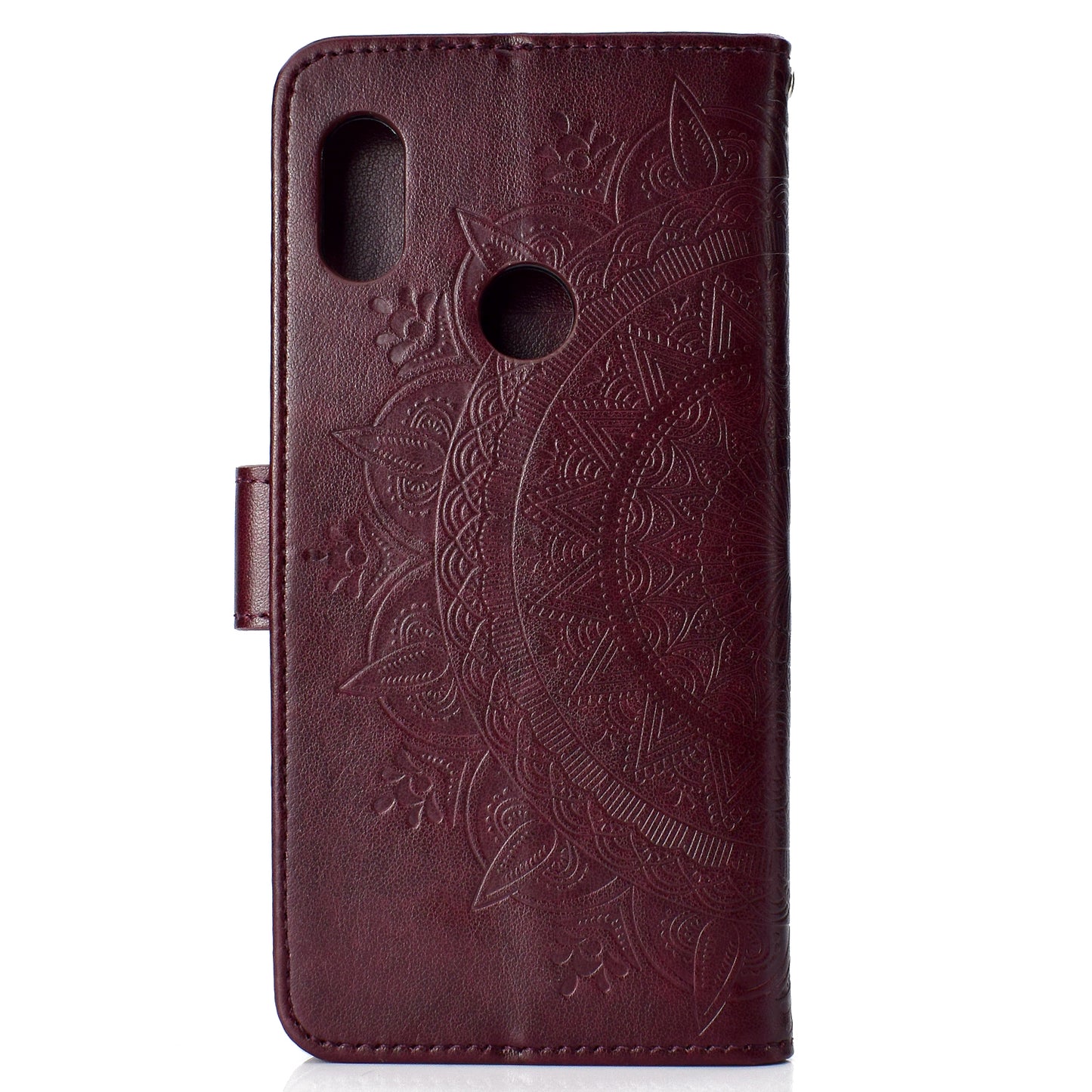 Imprinted Mandala Pattern PU Leather Protection Mobile Phone Case for Xiaomi Redmi Note 5 Pro (Dual Camera) / Redmi Note 5 (China)
