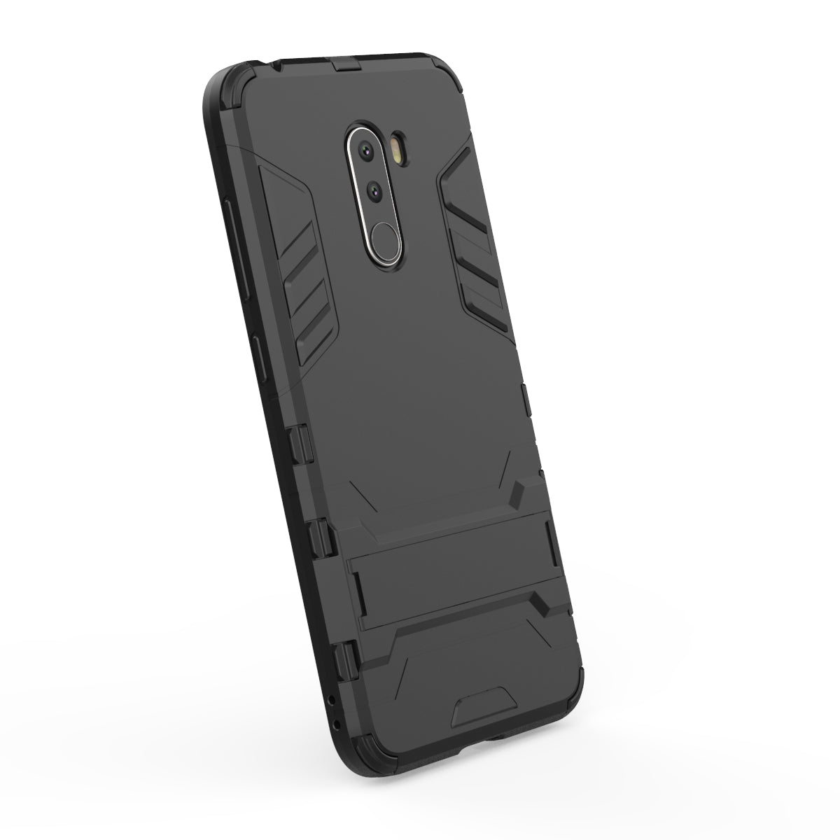 Cool Guard Plastic TPU Hybrid Case with Kickstand for Xiaomi Pocophone F1 / Poco F1 (India)