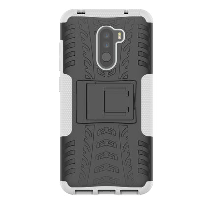 Anti-slip PC + TPU Hybrid Case with Kickstand for Xiaomi Pocophone F1 / Poco F1 in India