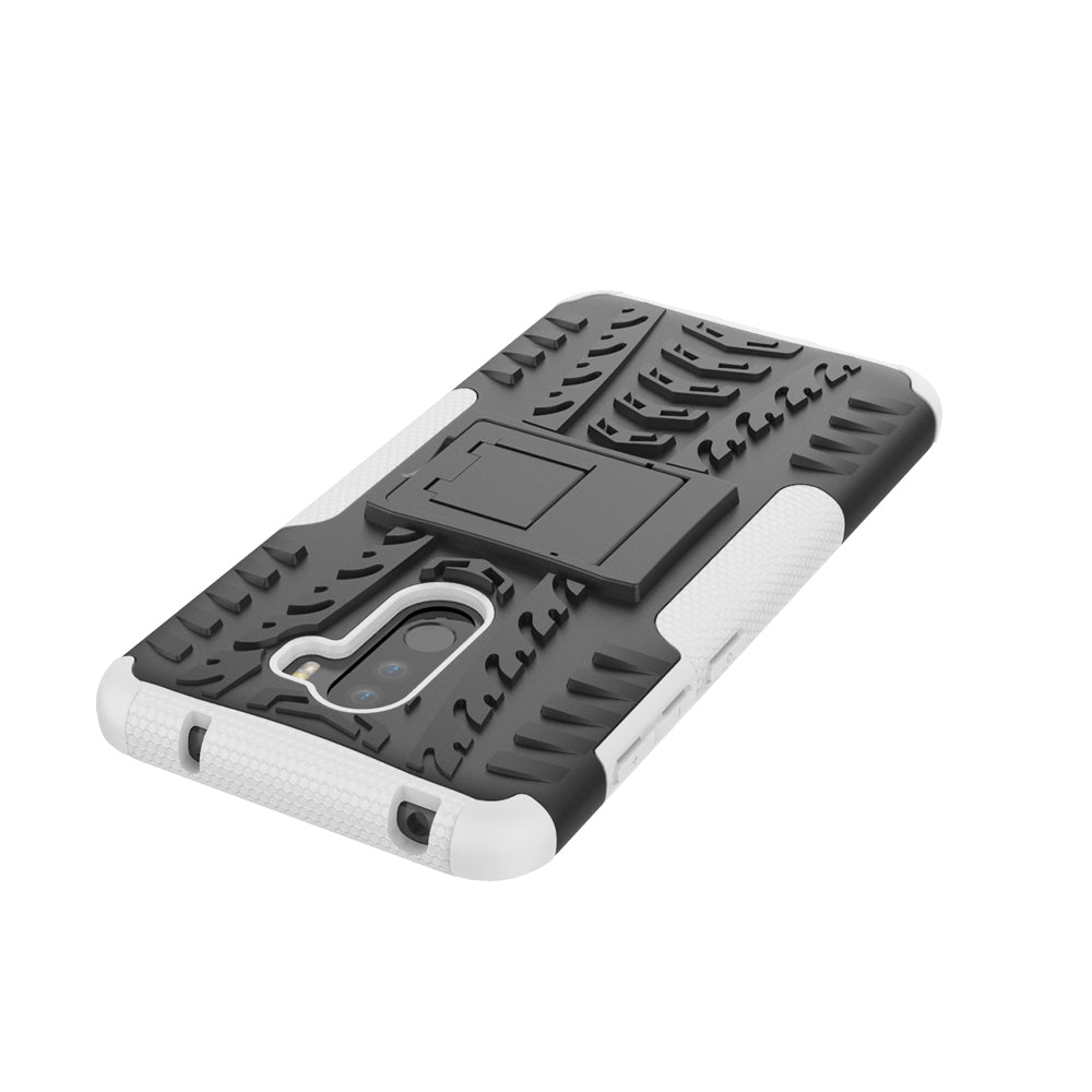 Anti-slip PC + TPU Hybrid Case with Kickstand for Xiaomi Pocophone F1 / Poco F1 in India