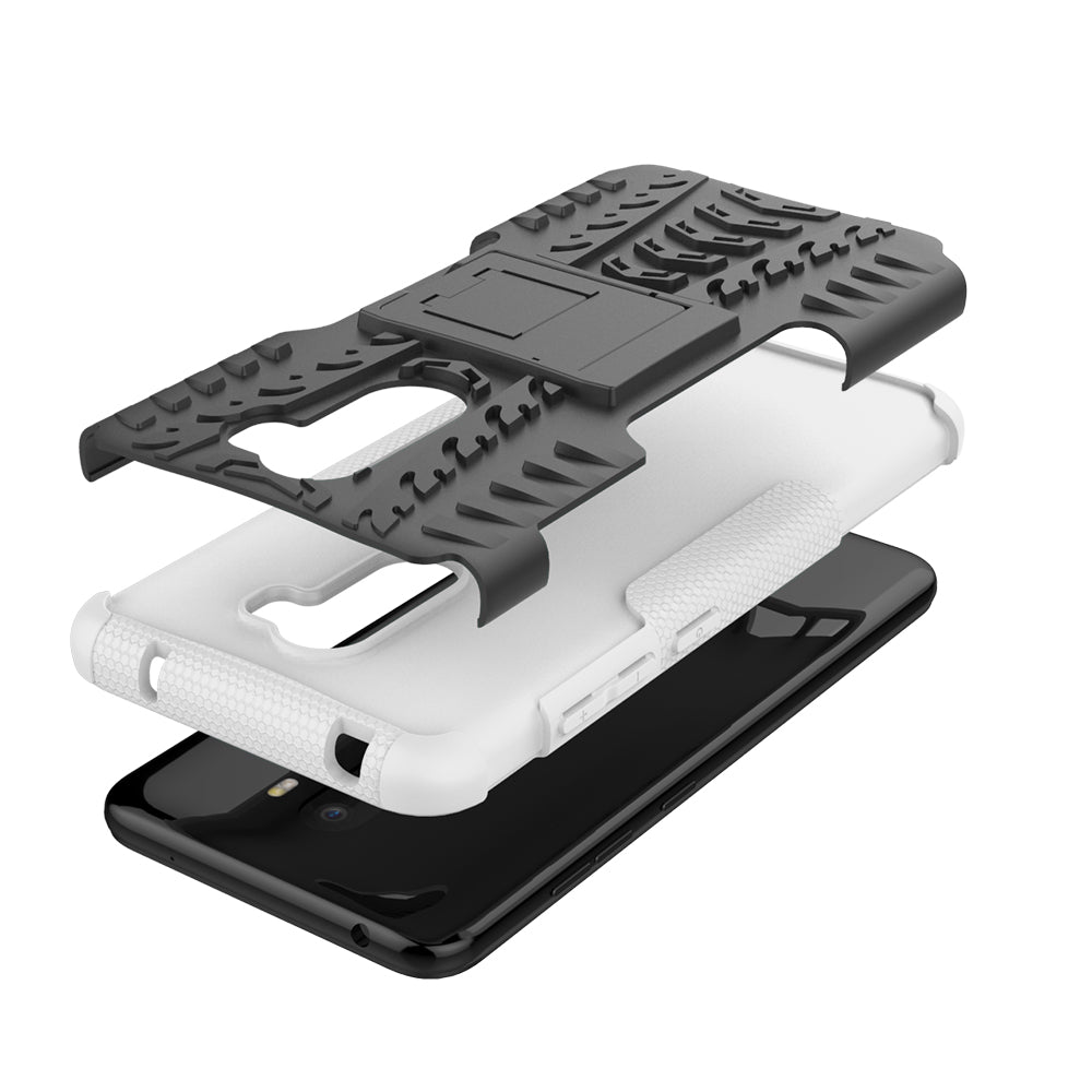 Anti-slip PC + TPU Hybrid Case with Kickstand for Xiaomi Pocophone F1 / Poco F1 in India
