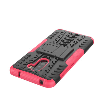 Anti-slip PC + TPU Hybrid Case with Kickstand for Xiaomi Pocophone F1 / Poco F1 in India