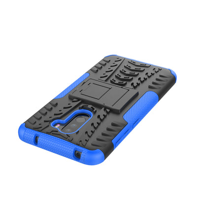 Anti-slip PC + TPU Hybrid Case with Kickstand for Xiaomi Pocophone F1 / Poco F1 in India