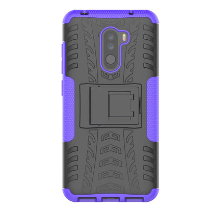 Anti-slip PC + TPU Hybrid Case with Kickstand for Xiaomi Pocophone F1 / Poco F1 in India