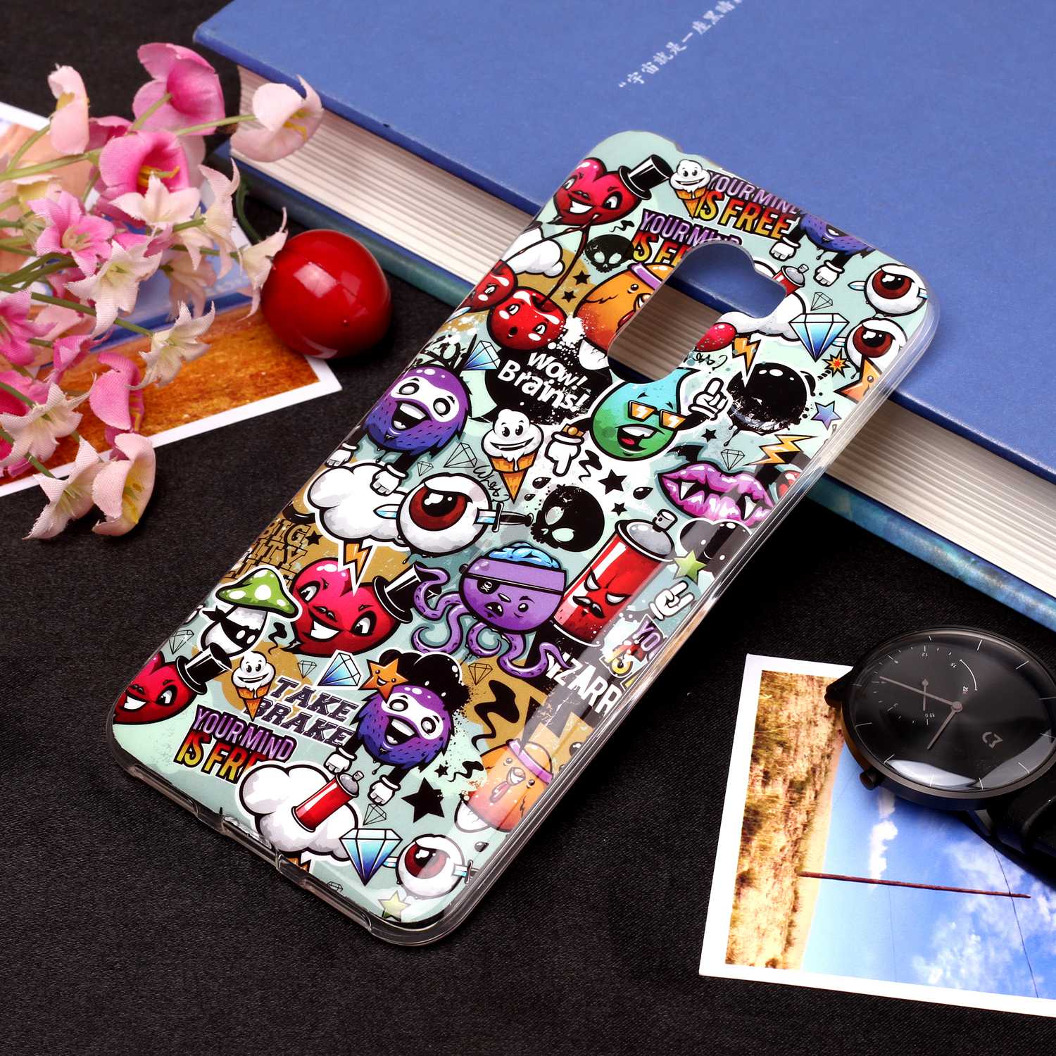 Luminous IMD Patterned Soft TPU Cover for Xiaomi Pocophone F1 / Poco F1 (India)