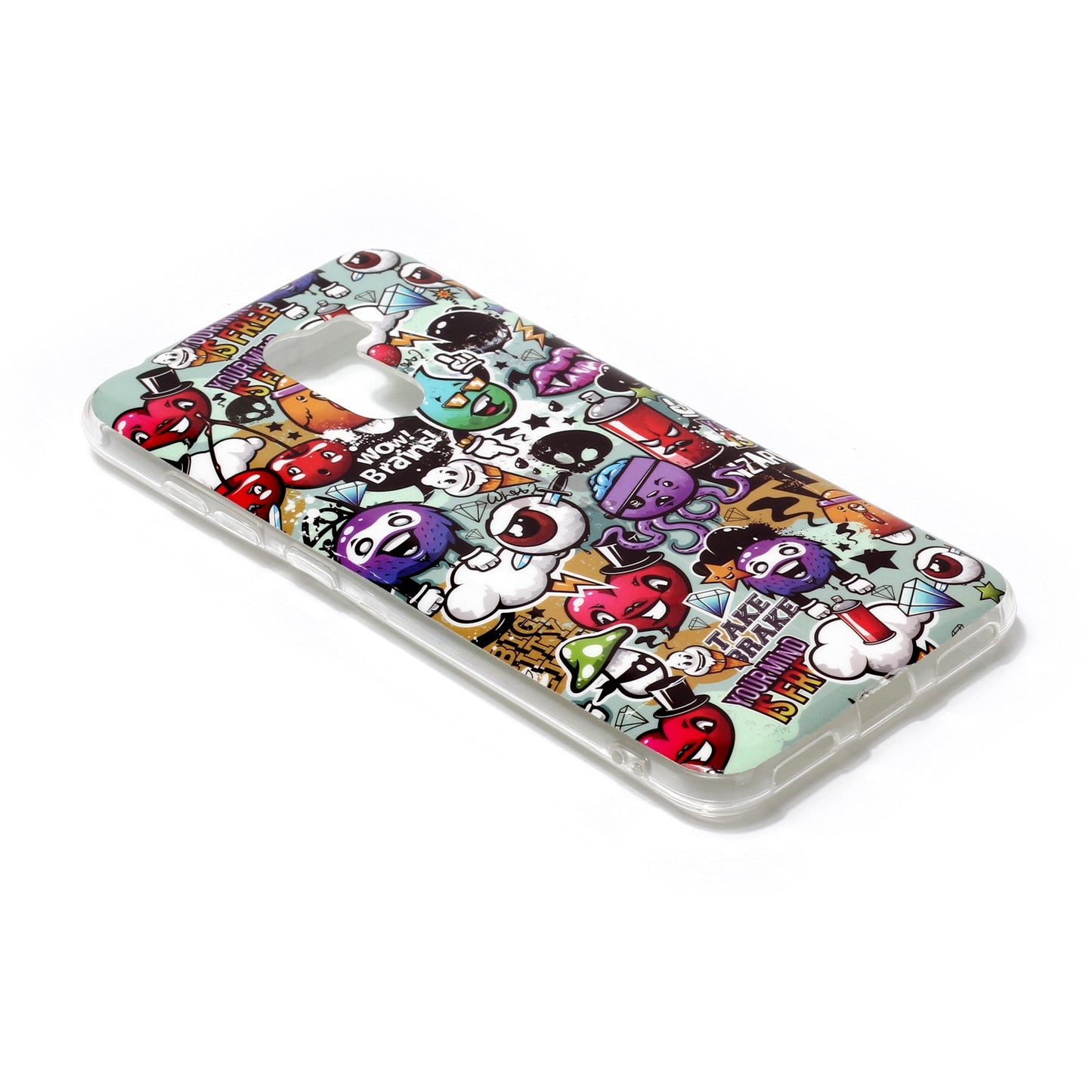 Luminous IMD Patterned Soft TPU Cover for Xiaomi Pocophone F1 / Poco F1 (India)