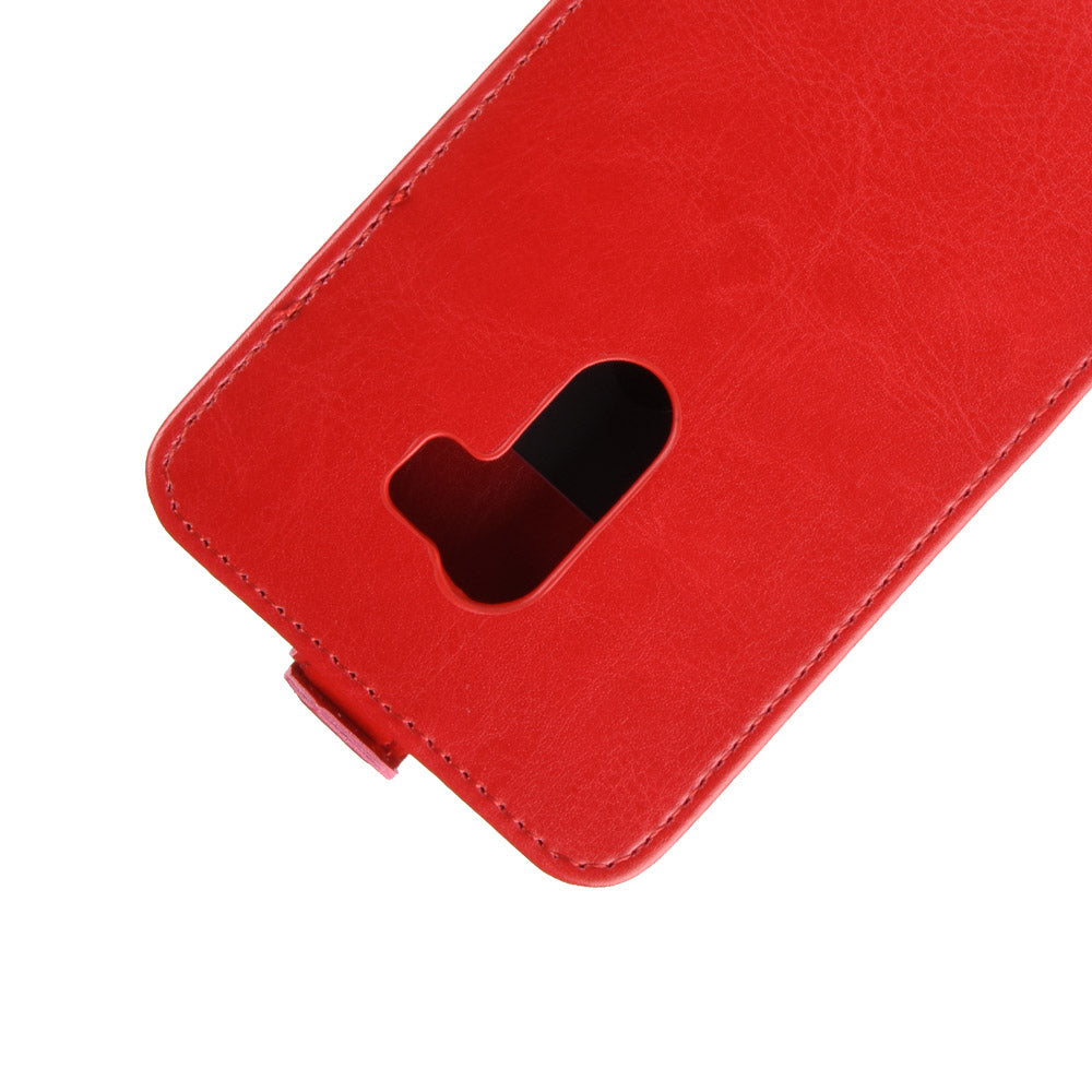 Crazy Horse Vertical Flip Card Holder Leather Cover for Xiaomi Pocophone F1 / Poco F1 (India)