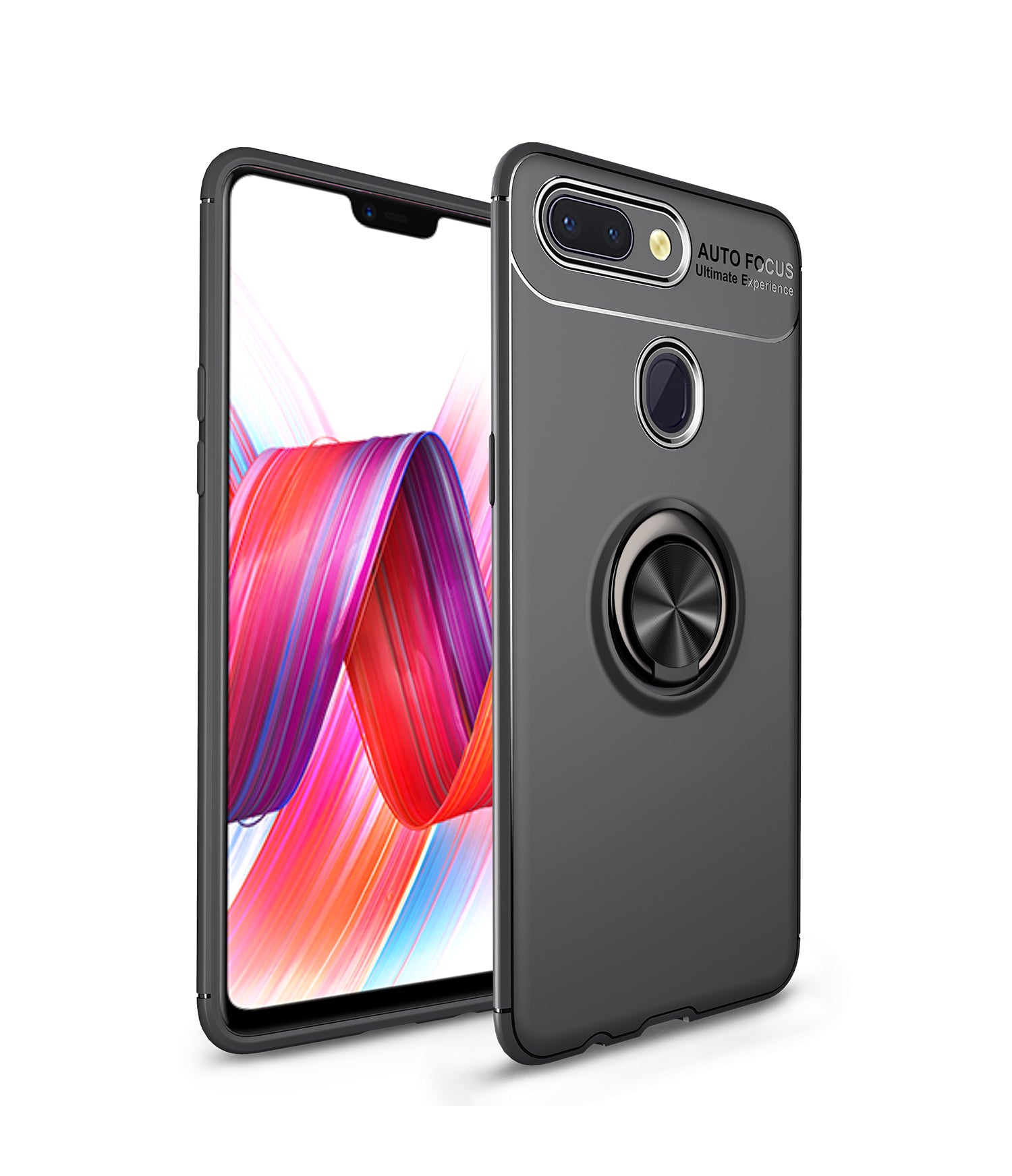 Finger Ring Kickstand Back TPU Case for Xiaomi Mi 8 Lite / Mi 8 Youth (Mi 8X) (Built-in Metal Sheet)