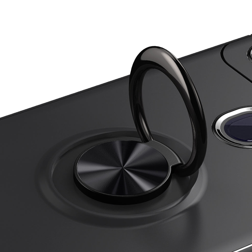 Finger Ring Kickstand Back TPU Case for Xiaomi Mi 8 Lite / Mi 8 Youth (Mi 8X) (Built-in Metal Sheet)