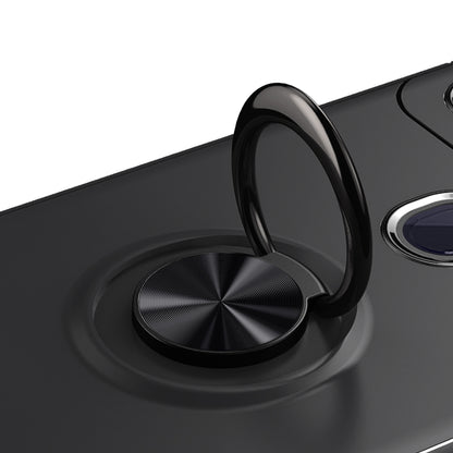 Finger Ring Kickstand Back TPU Case for Xiaomi Mi 8 Lite / Mi 8 Youth (Mi 8X) (Built-in Metal Sheet)