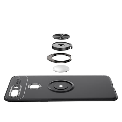 Finger Ring Kickstand Back TPU Case for Xiaomi Mi 8 Lite / Mi 8 Youth (Mi 8X) (Built-in Metal Sheet)