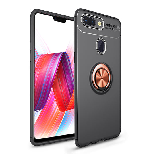 Finger Ring Kickstand Back TPU Case for Xiaomi Mi 8 Lite / Mi 8 Youth (Mi 8X) (Built-in Metal Sheet)