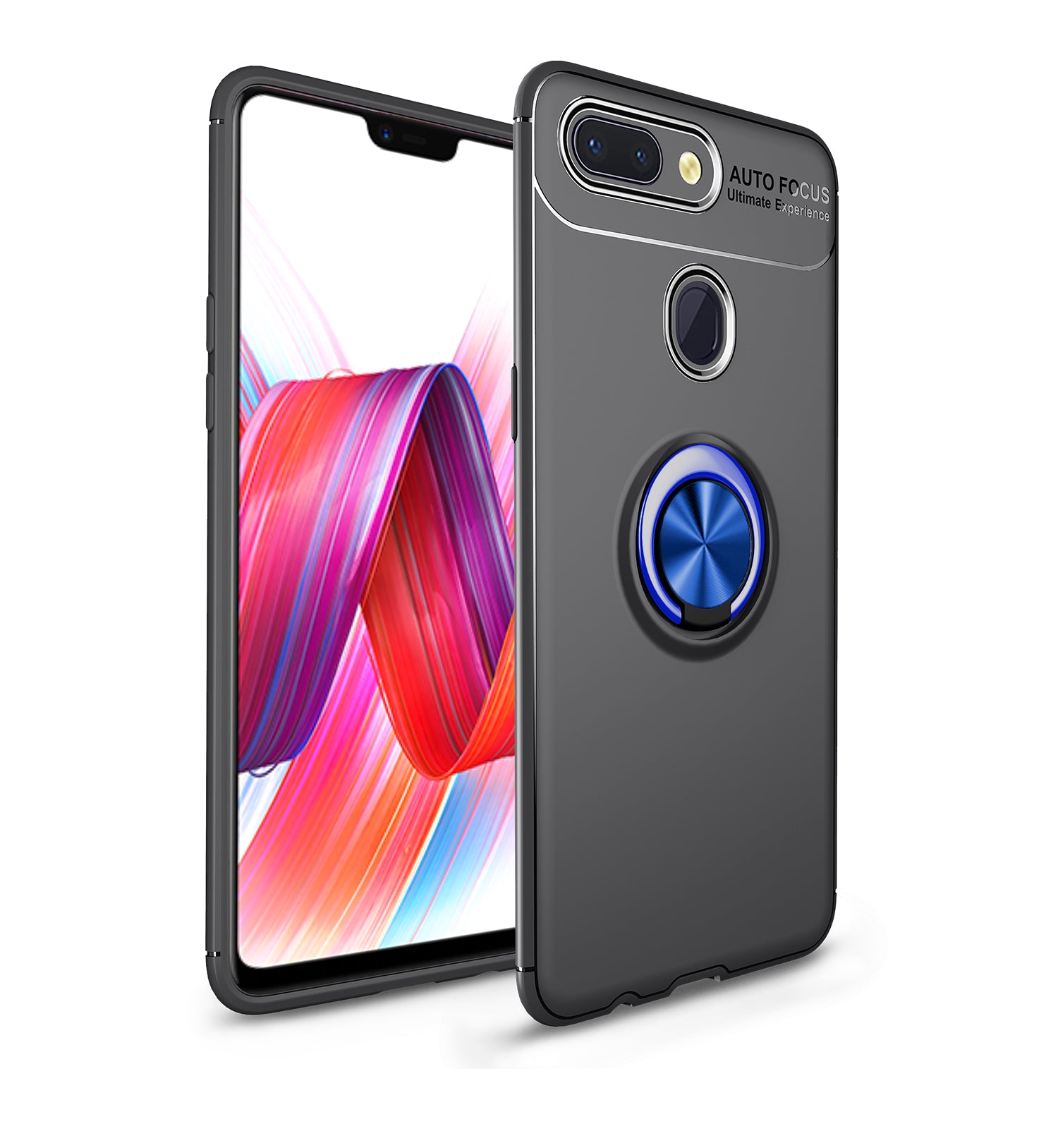 Finger Ring Kickstand Back TPU Case for Xiaomi Mi 8 Lite / Mi 8 Youth (Mi 8X) (Built-in Metal Sheet)