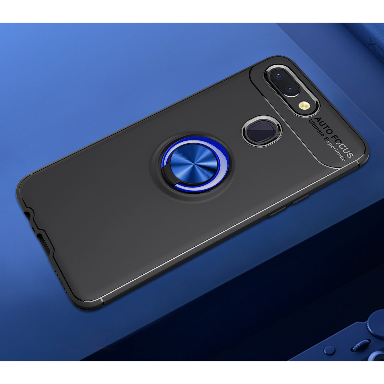 Finger Ring Kickstand Back TPU Case for Xiaomi Mi 8 Lite / Mi 8 Youth (Mi 8X) (Built-in Metal Sheet)