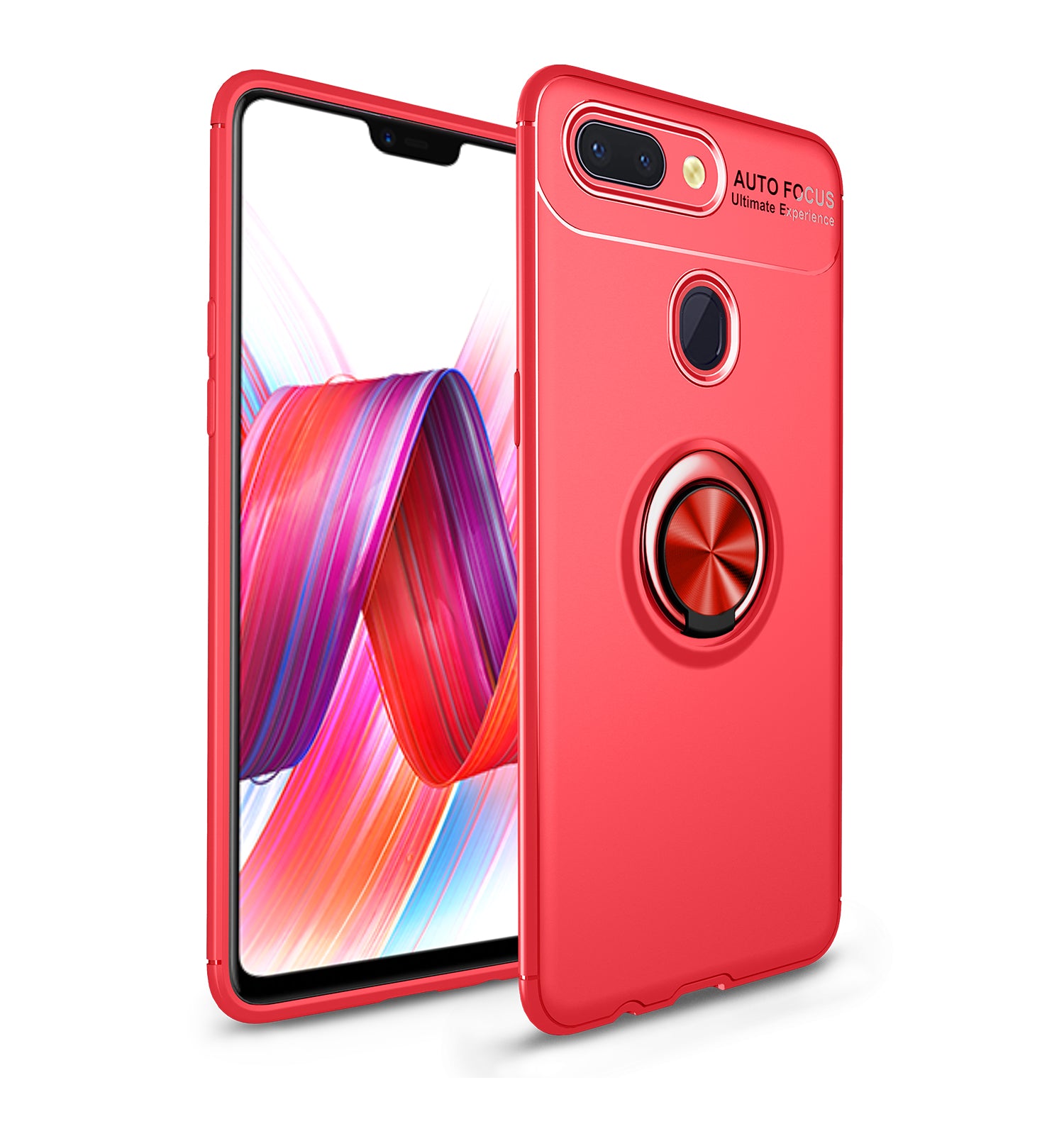Finger Ring Kickstand Back TPU Case for Xiaomi Mi 8 Lite / Mi 8 Youth (Mi 8X) (Built-in Metal Sheet)