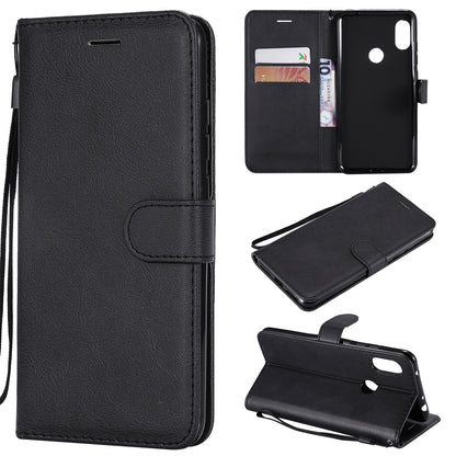 KT Leather Series-2 Solid Color PU Leather Case for Xiaomi Redmi Note 6 Pro