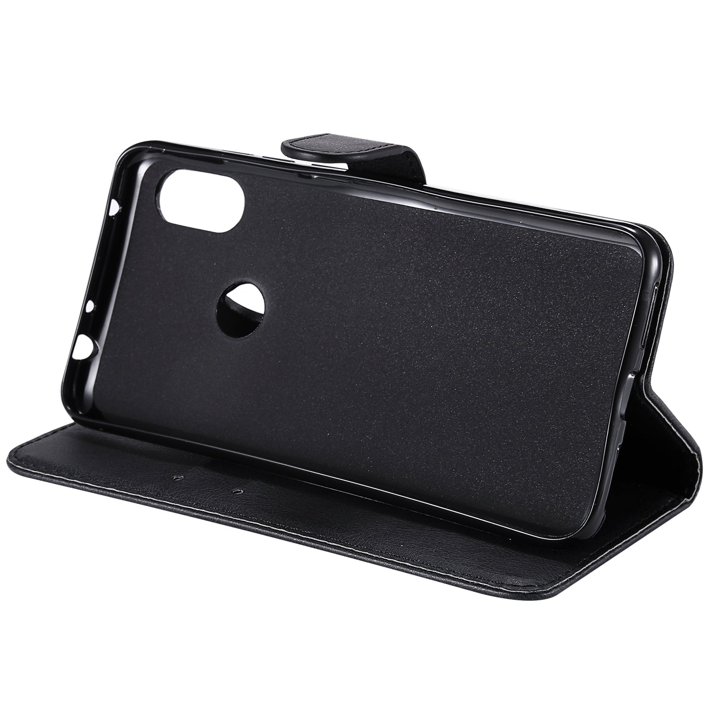KT Leather Series-2 Solid Color PU Leather Case for Xiaomi Redmi Note 6 Pro
