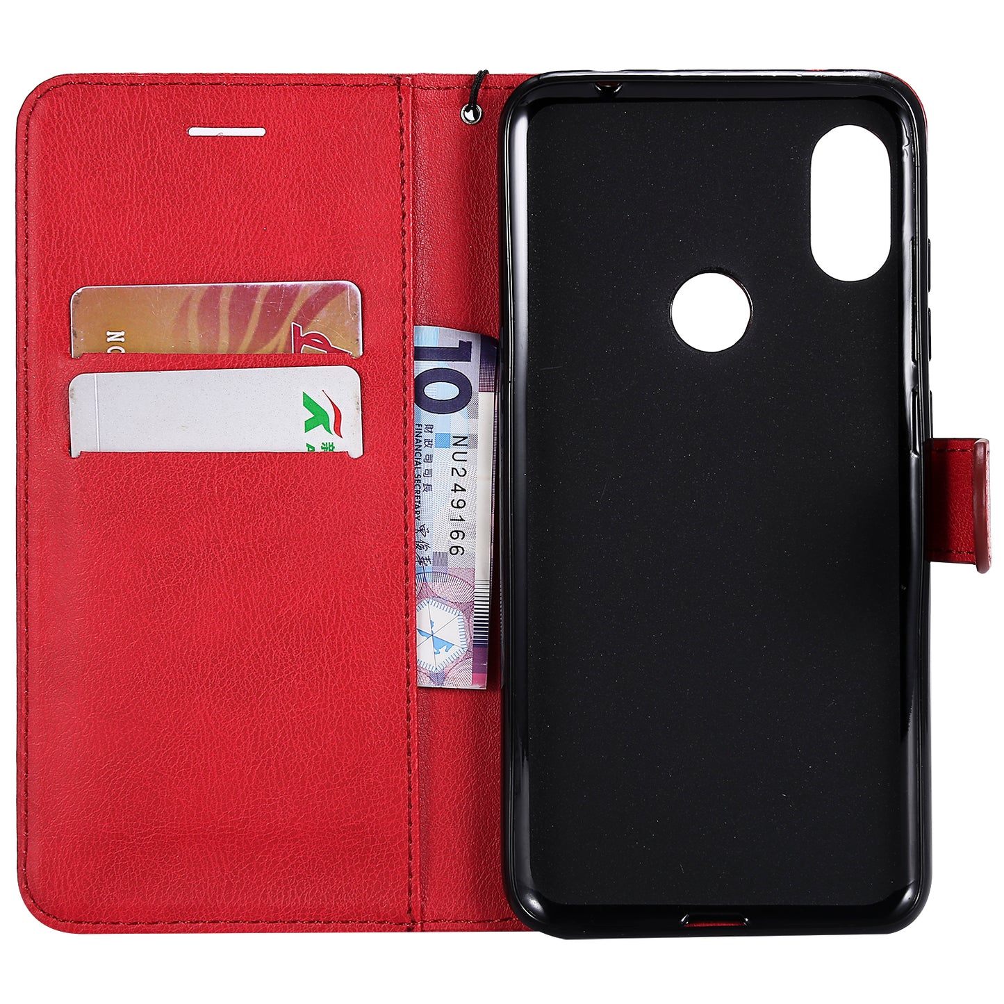 KT Leather Series-2 Solid Color PU Leather Case for Xiaomi Redmi Note 6 Pro