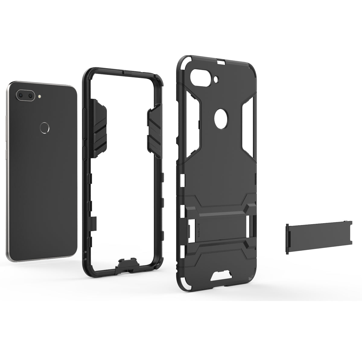 Cool Guard Kickstand PC TPU Hybrid Case for Xiaomi Mi 8 Lite / Xiaomi Mi 8 Youth (Mi 8X)