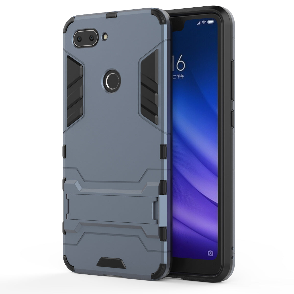 Cool Guard Kickstand PC TPU Hybrid Case for Xiaomi Mi 8 Lite / Xiaomi Mi 8 Youth (Mi 8X)