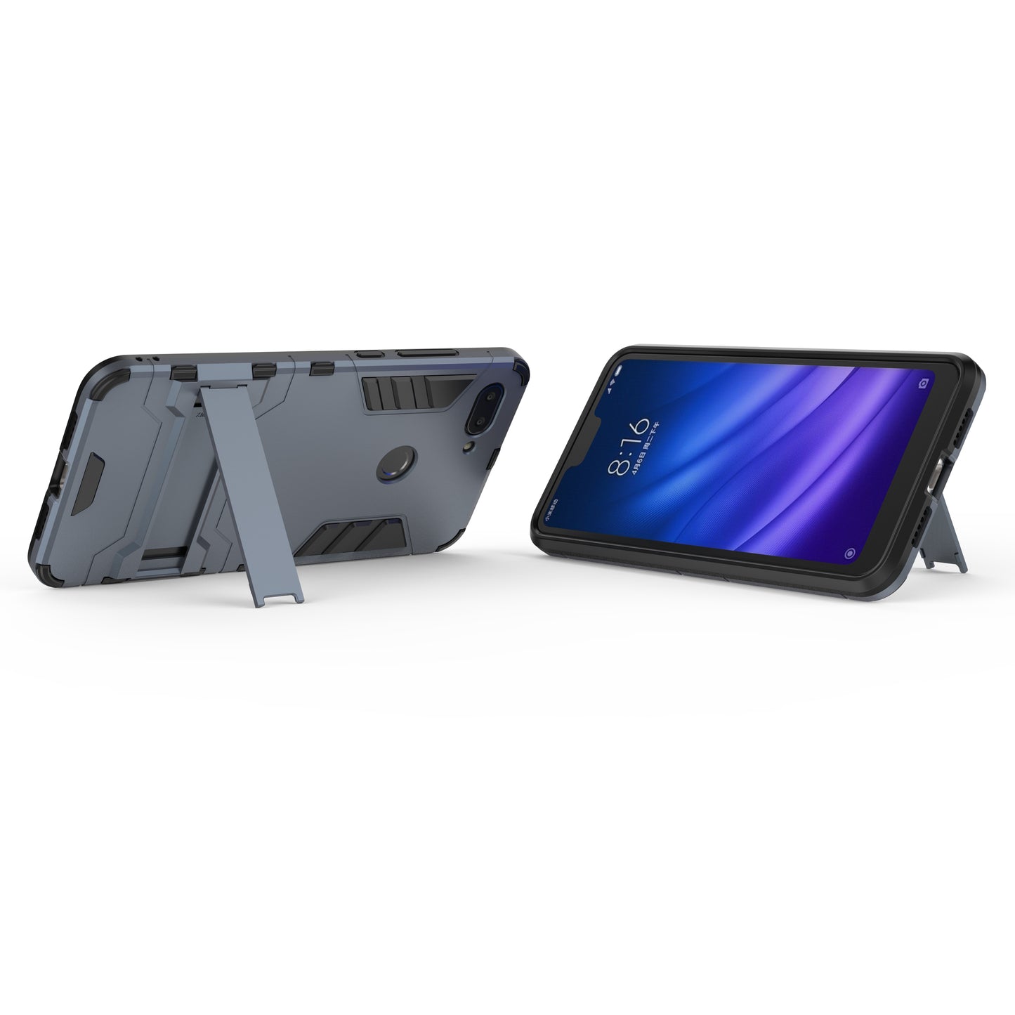 Cool Guard Kickstand PC TPU Hybrid Case for Xiaomi Mi 8 Lite / Xiaomi Mi 8 Youth (Mi 8X)