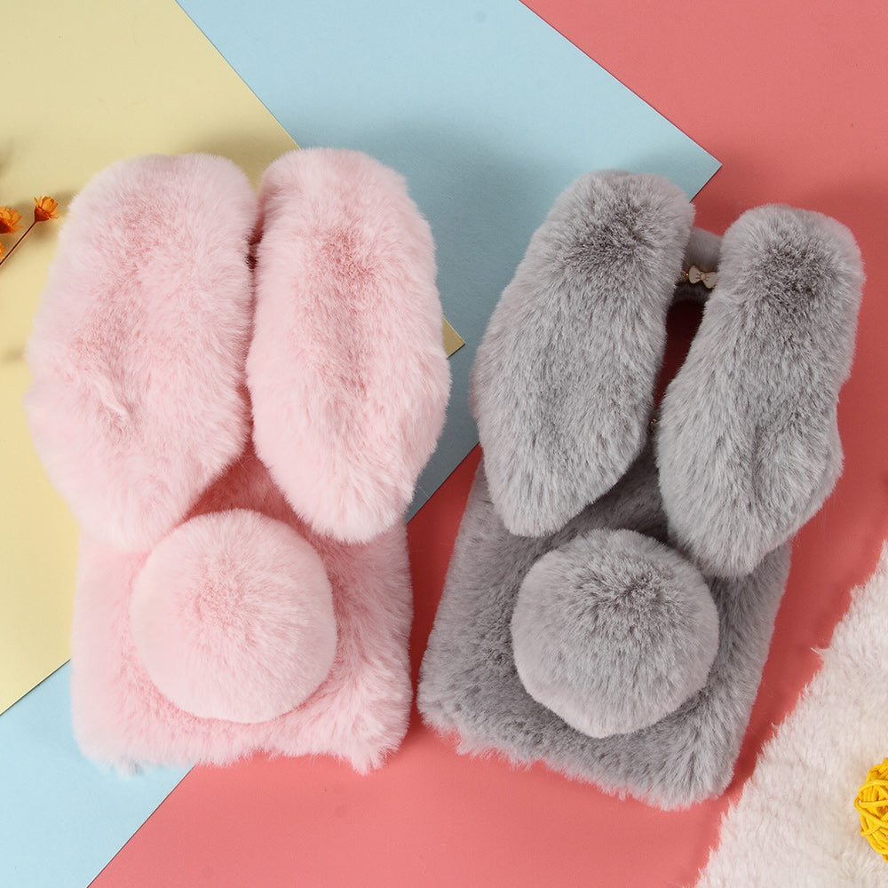Rabbit Shape Warm Fur TPU Back Shell for Xiaomi Pocophone F1 / Poco F1 (India)