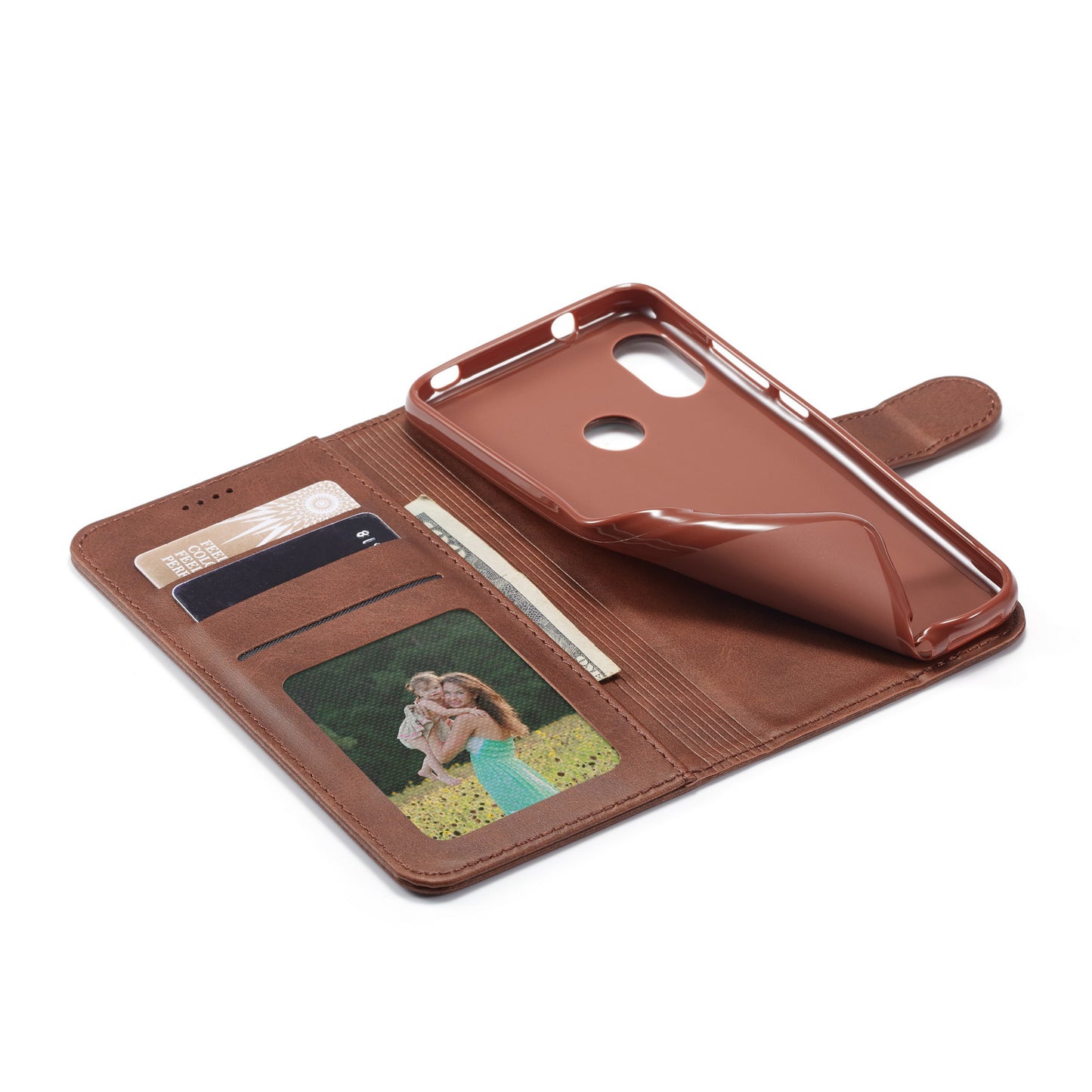 LC.IMEEKE Wallet Leather Stand Case for Xiaomi Mi A2 Lite / Redmi 6 Pro (China)