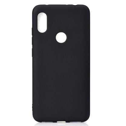 Solid Color Soft Matte TPU Back Case for Xiaomi Redmi Note 6 Pro