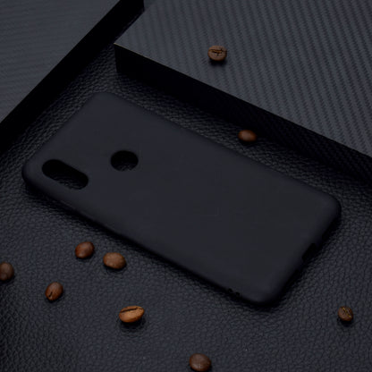 Solid Color Soft Matte TPU Back Case for Xiaomi Redmi Note 6 Pro