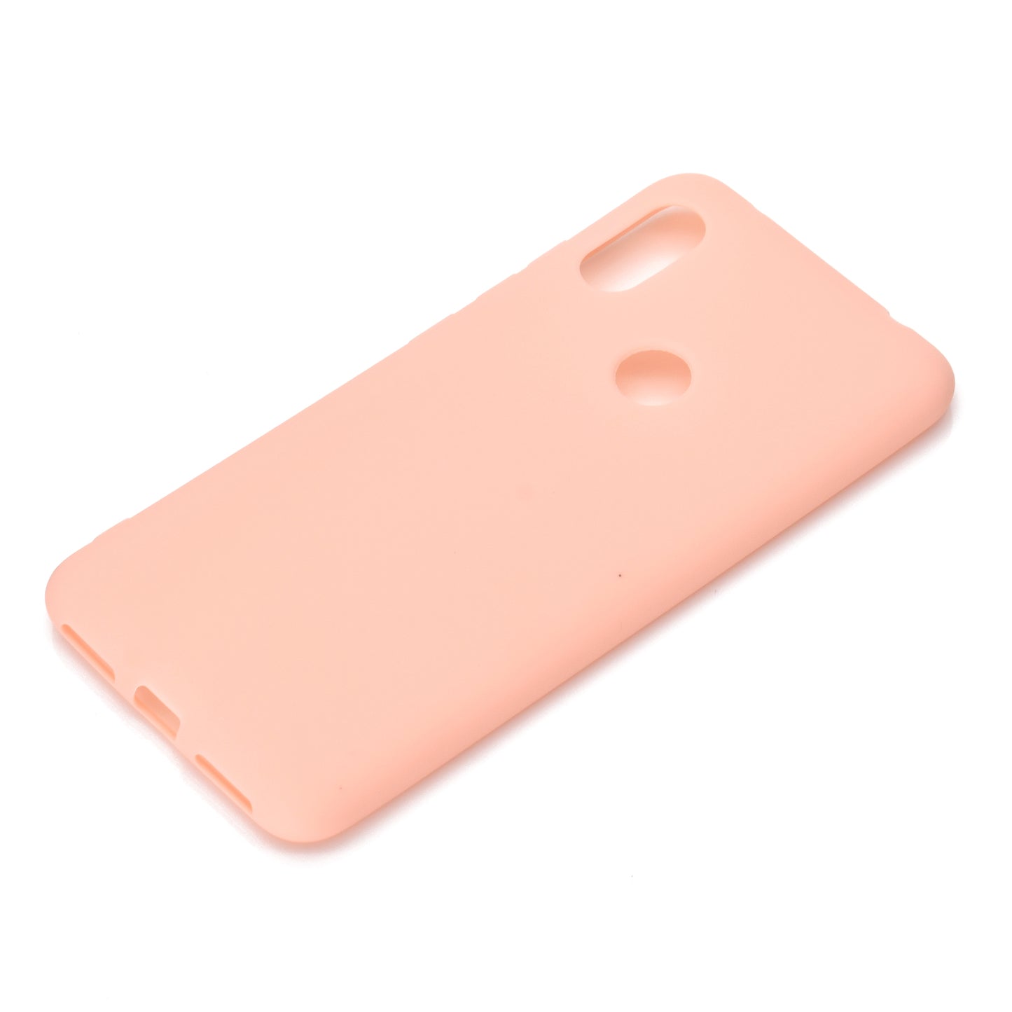 Solid Color Soft Matte TPU Back Case for Xiaomi Redmi Note 6 Pro