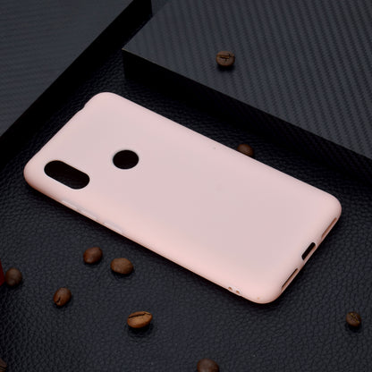 Solid Color Soft Matte TPU Back Case for Xiaomi Redmi Note 6 Pro