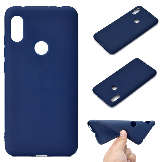 Solid Color Soft Matte TPU Back Case for Xiaomi Redmi Note 6 Pro