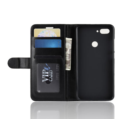 Crazy Horse Wallet Stand Leather Cellphone Case for Xiaomi Mi 8 Lite/Mi 8 Youth (Mi 8X)
