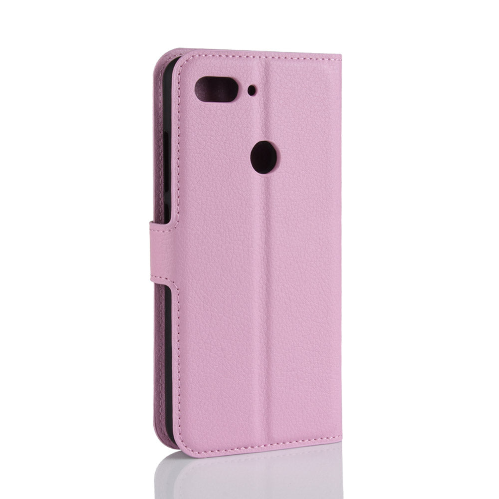 Litchi Texture Wallet Leather Mobile Case for Xiaomi Mi 8 Lite / Mi 8 Youth (Mi 8X)