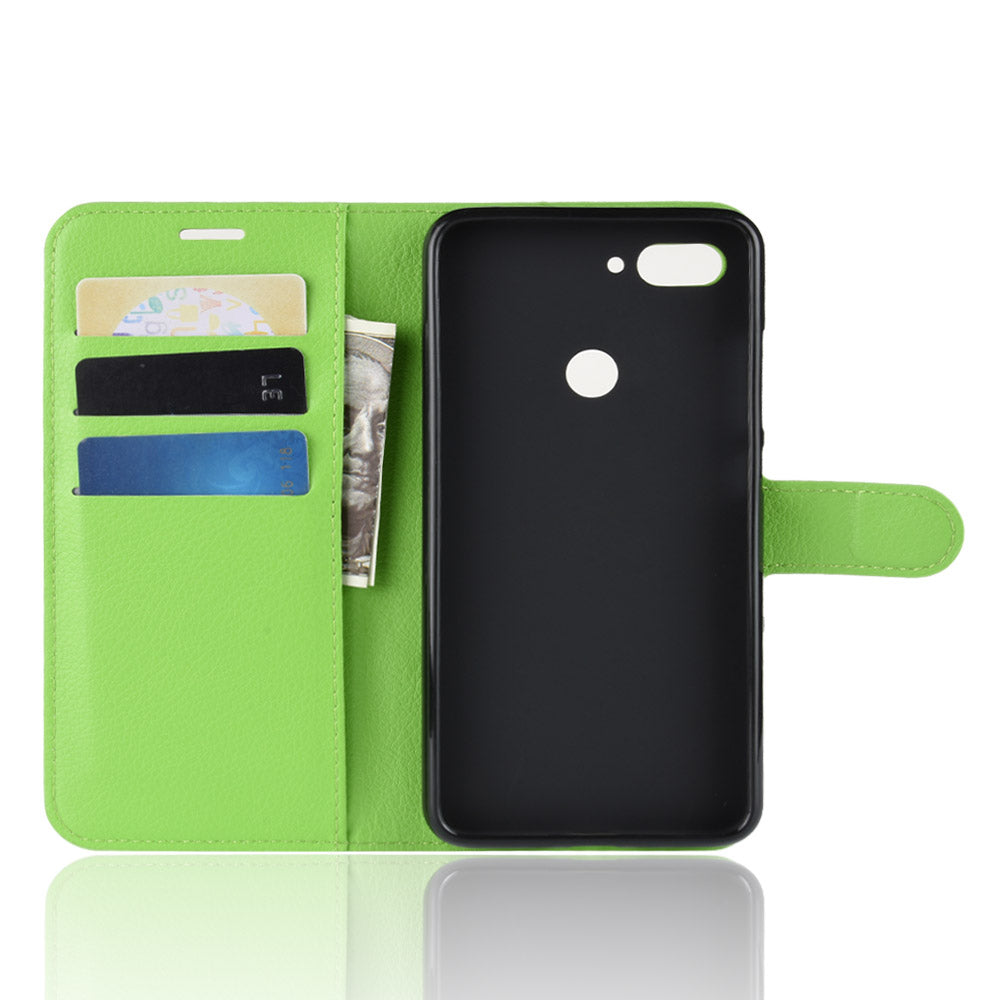 Litchi Texture Wallet Leather Mobile Case for Xiaomi Mi 8 Lite / Mi 8 Youth (Mi 8X)