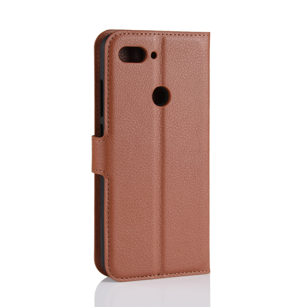 Litchi Texture Wallet Leather Mobile Case for Xiaomi Mi 8 Lite / Mi 8 Youth (Mi 8X)