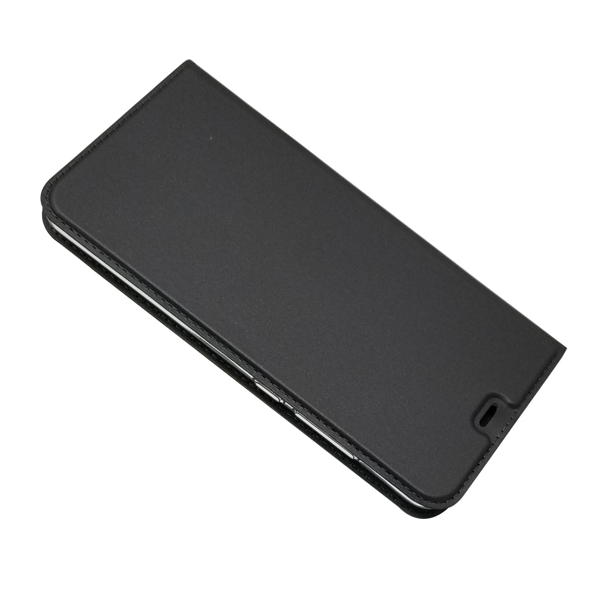 Auto-absorbed Leather Stand Card Holder Cellphone Cover Case for Xiaomi Mi 8 Lite / Mi 8 Youth (Mi 8X)
