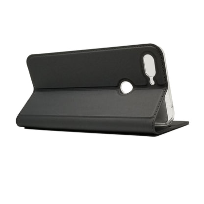 Auto-absorbed Leather Stand Card Holder Cellphone Cover Case for Xiaomi Mi 8 Lite / Mi 8 Youth (Mi 8X)