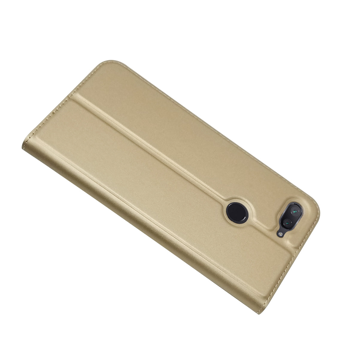 Auto-absorbed Leather Stand Card Holder Cellphone Cover Case for Xiaomi Mi 8 Lite / Mi 8 Youth (Mi 8X)