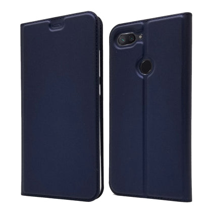 Auto-absorbed Leather Stand Card Holder Cellphone Cover Case for Xiaomi Mi 8 Lite / Mi 8 Youth (Mi 8X)