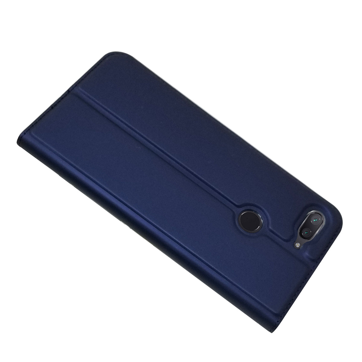 Auto-absorbed Leather Stand Card Holder Cellphone Cover Case for Xiaomi Mi 8 Lite / Mi 8 Youth (Mi 8X)