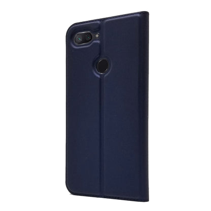 Auto-absorbed Leather Stand Card Holder Cellphone Cover Case for Xiaomi Mi 8 Lite / Mi 8 Youth (Mi 8X)