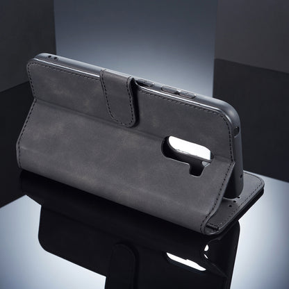 DG.MING Retro Style Leather Wallet Case for Xiaomi Pocophone F1 / Poco F1 in India