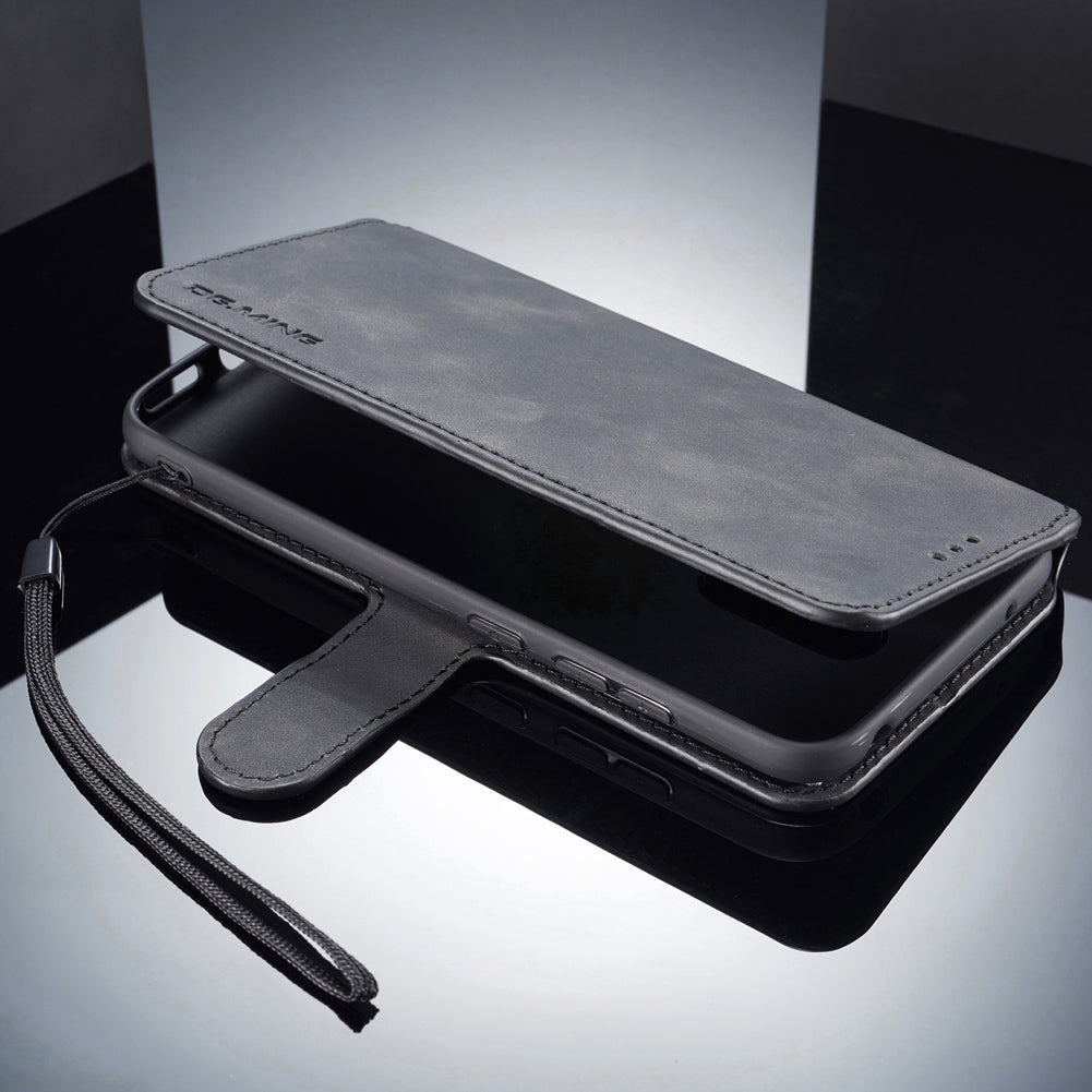 DG.MING Retro Style Leather Wallet Case for Xiaomi Pocophone F1 / Poco F1 in India